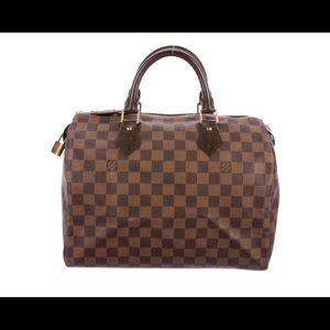 Louis Vuitton Speedy 30 Damier Ebene coated canvas